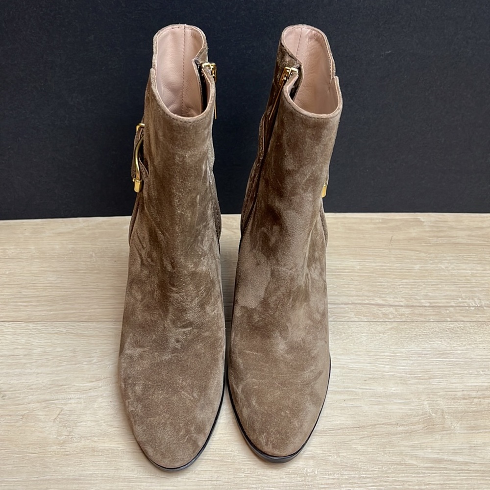 Veronica Beard Women's Viv Mocha Brown Suede Booties Ankle boots, size 6 - Picture 4 of 9
